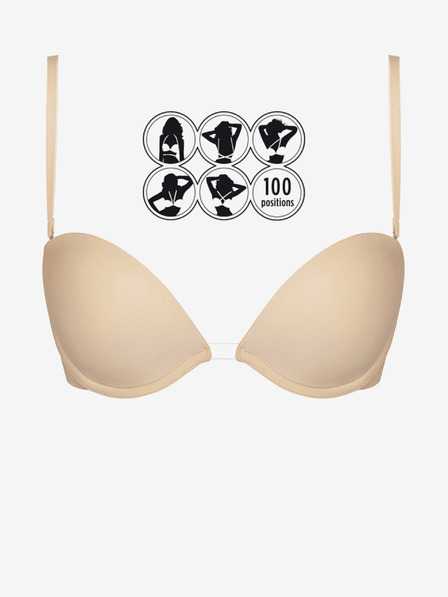 Wonderbra Telová dámska viacúčelová push-up podprsenka Wonderbra MULTIWAY BRA