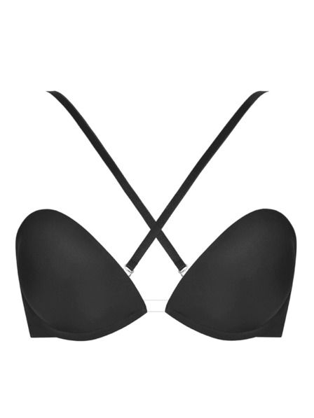 Wonderbra Čierna dámska viacúčelová push-up podprsenka Wonderbra MULTIWAY BRA