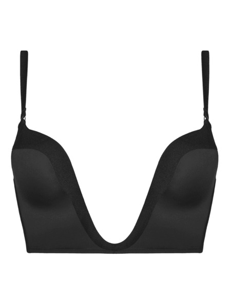 Wonderbra Čierna dámska podprsenka Wonderbra ULTIMATE PLUNGE