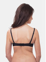 Wonderbra Čierna dámska push up podprsenka Wonderbra FULL EFFECT PLAIN BRA