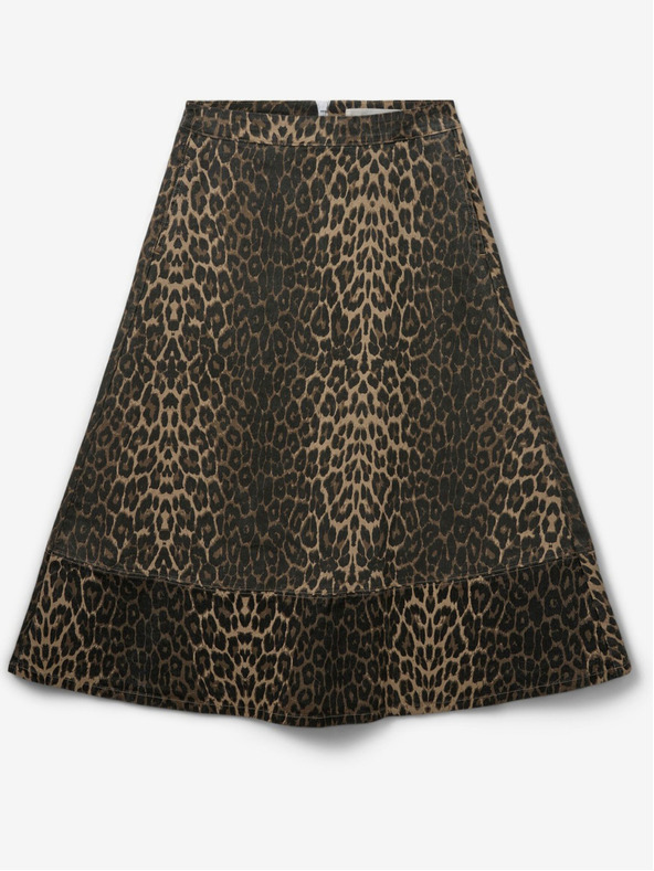Sofie Schnoor Hnedá dámska vzorovaná sukňa Sofie Schnoor