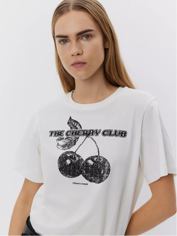 Sofie Schnoor Biele dámske tričko Sofie Schnoor