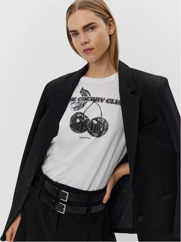 Sofie Schnoor Biele dámske tričko Sofie Schnoor