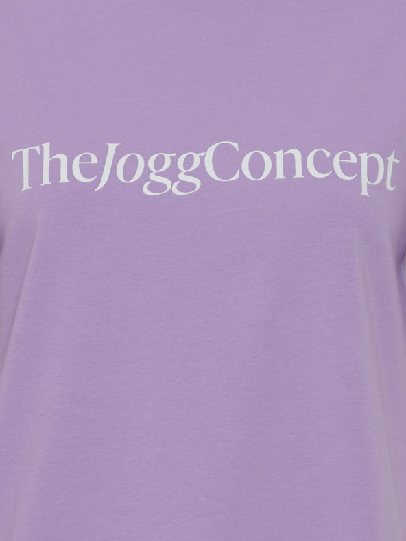 The Jogg Concept Svetlofialové dámske tričko The Jogg Concept