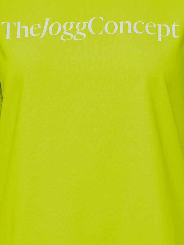 The Jogg Concept Svetlozelené dámske tričko The Jogg Concept