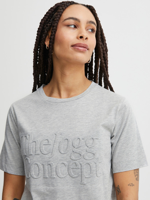The Jogg Concept Sivé dámske tričko The Jogg Concept