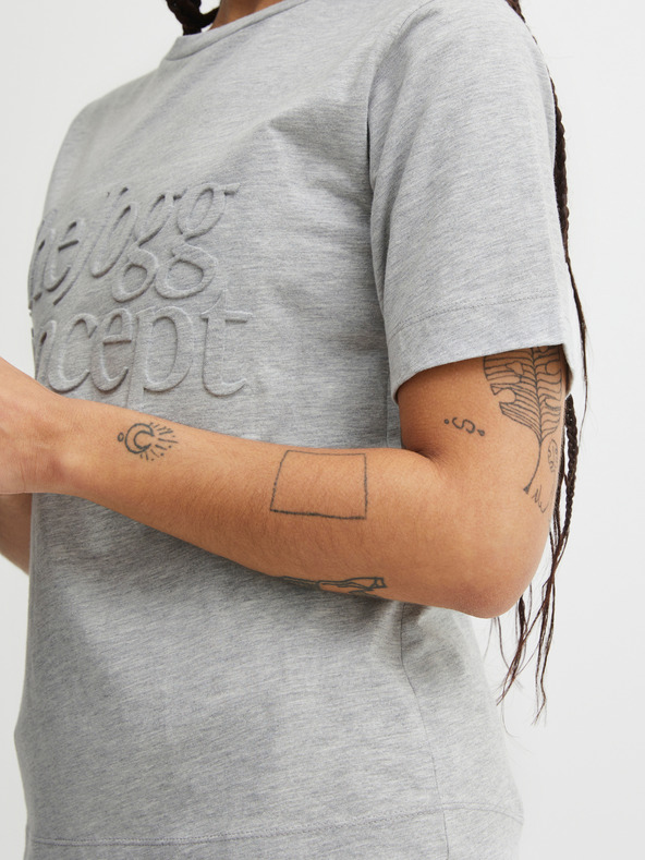 The Jogg Concept Sivé dámske tričko The Jogg Concept