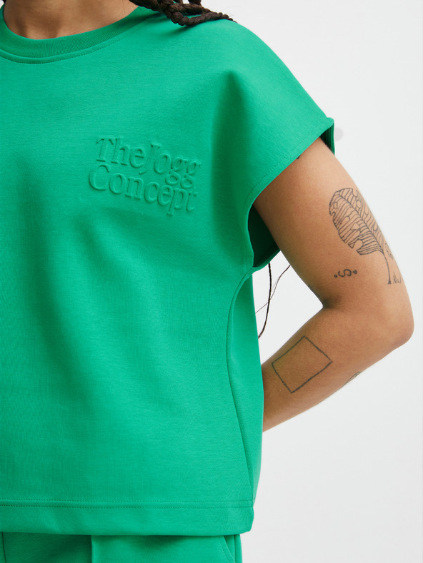 The Jogg Concept Zelené dámske tričko The Jogg Concept
