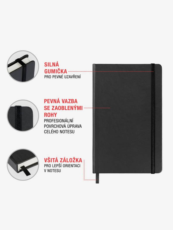 NOTIQUE NOTIQUE Notes Malý princ - kráľ, podšívka, 11 x 16 cm