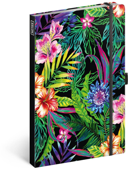 NOTIQUE NOTIQUE Notes Tropical, linajkované, 13 x 21 cm