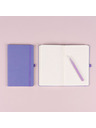 NOTIQUE NOTIQUE Zápisky Lila, linajkované, 13 x 21 cm
