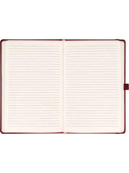 NOTIQUE NOTIQUE Notes Balacron, bordová farba, s podšívkou, 15 x 21 cm