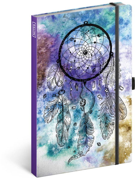 NOTIQUE NOTIQUE Notes Lapač snov, linajkovaný, 13 x 21 cm