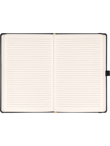 NOTIQUE NOTIQUE Notes Balacron, čierny, lemovaný, 15 x 21 cm
