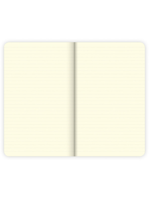 NOTIQUE NOTIQUE Notes Teribear, čierny, s podšívkou, 9 x 13 cm