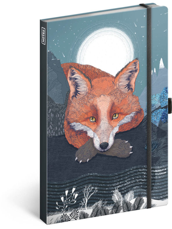NOTIQUE NOTIQUE Poznámky Animalium - Lucie Jenčíková, linajkované, 13 x 21 cm BAAGL