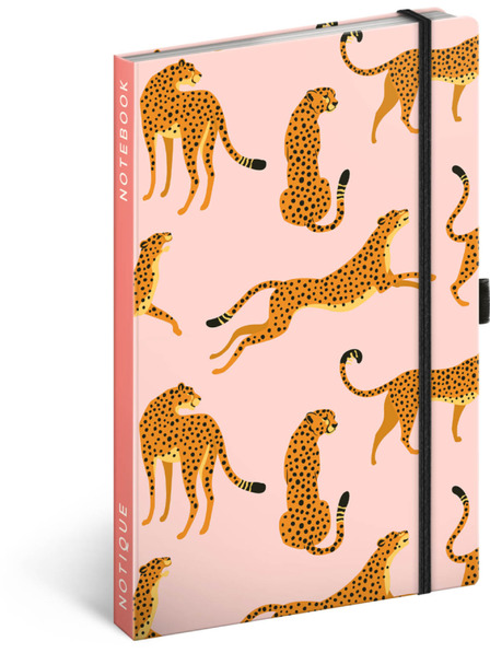 NOTIQUE NOTIQUE Poznámky Leopardi, linajkované, 13 x 21 cm BAAGL