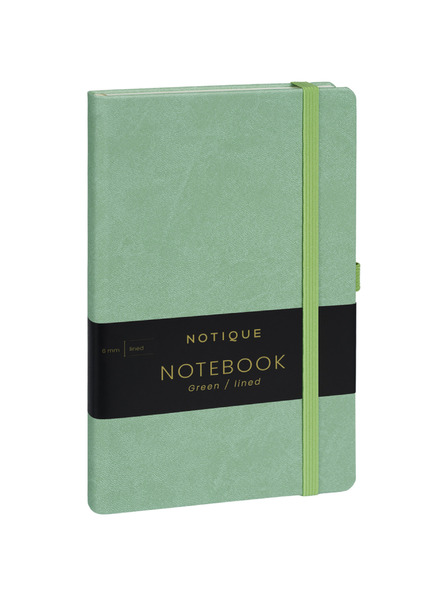 NOTIQUE NOTIQUE Notes Green, linkovaný, 13 x 21 cm