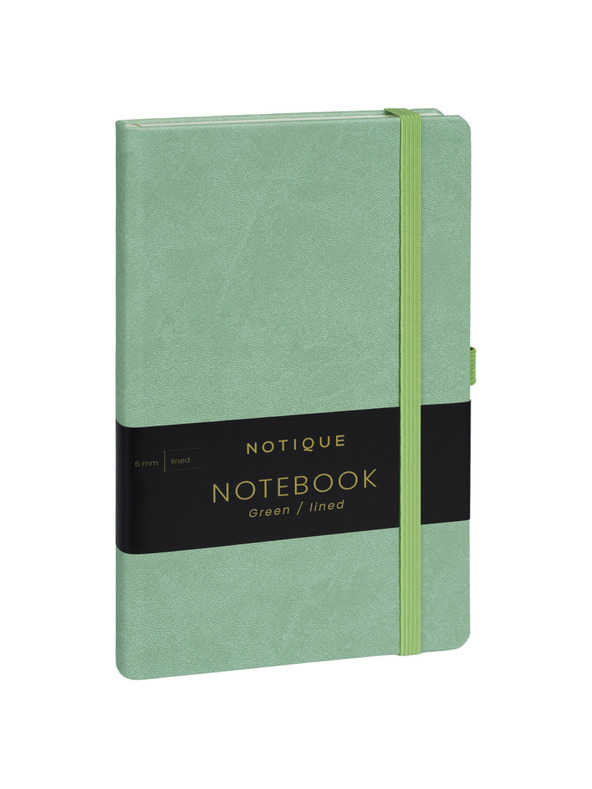 NOTIQUE NOTIQUE Notes Green, linkovaný, 13 x 21 cm