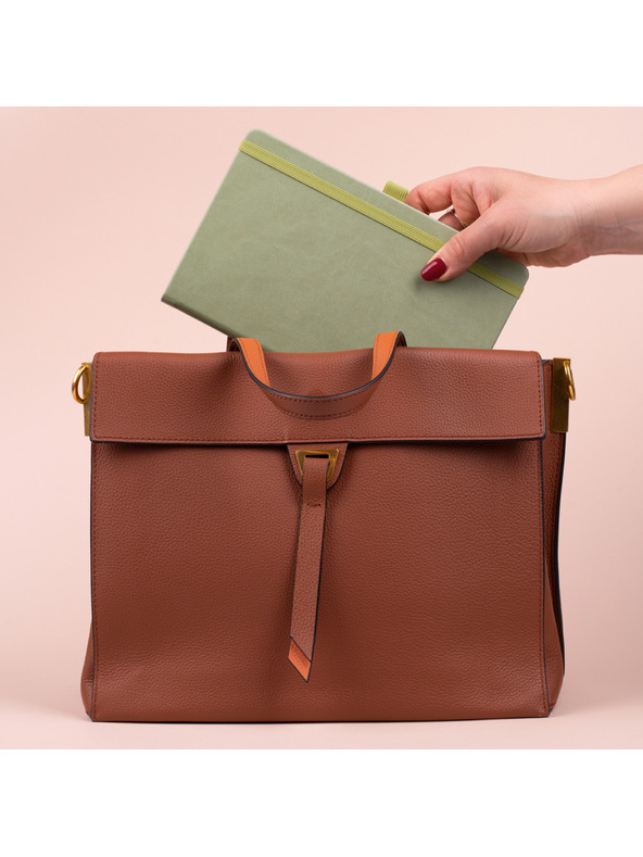 NOTIQUE NOTIQUE Notes Green, linkovaný, 13 x 21 cm