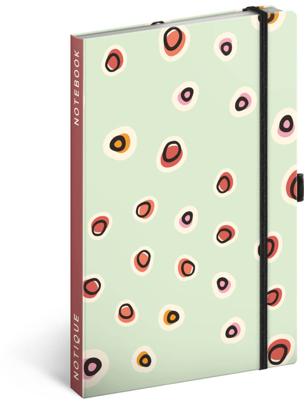 NOTIQUE NOTIQUE Poznámky Bodky, linajkované, 13 x 21 cm BAAGL