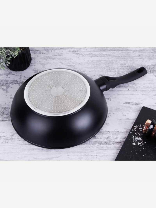 Berlingerhaus Panvica Wok s mramorovým povrchom BERLINGERHAUS Black Rose Collection (28 cm)