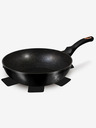 Berlingerhaus Panvica Wok s mramorovým povrchom BERLINGERHAUS Black Rose Collection (28 cm)