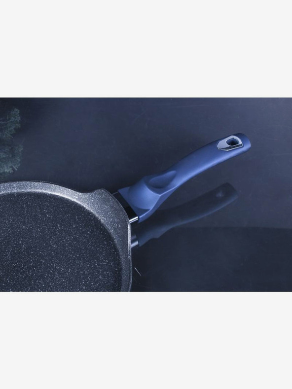 Berlingerhaus Panvica na palacinky s mramorovým povrchom 28 cm BERLINGERHAUS Metallic Line Aquamarine Edition