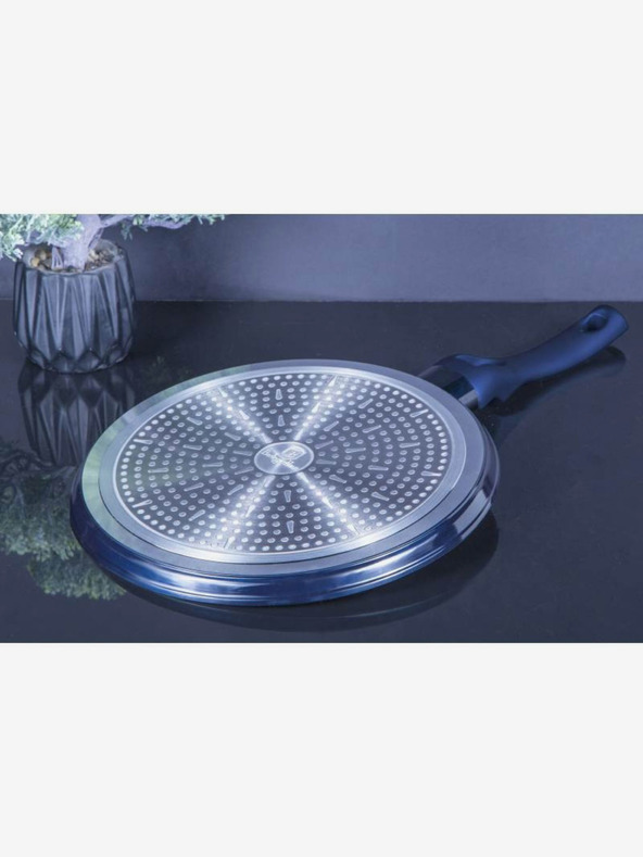 Berlingerhaus Panvica na palacinky s mramorovým povrchom 28 cm BERLINGERHAUS Metallic Line Aquamarine Edition