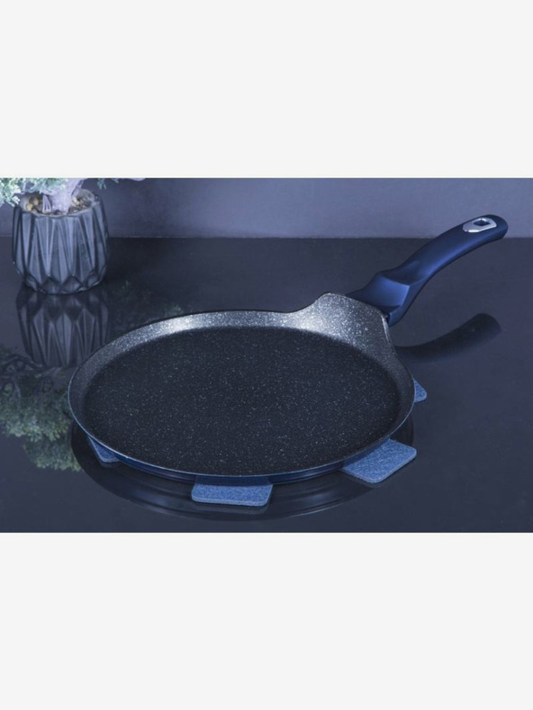 Berlingerhaus Panvica na palacinky s mramorovým povrchom 28 cm BERLINGERHAUS Metallic Line Aquamarine Edition
