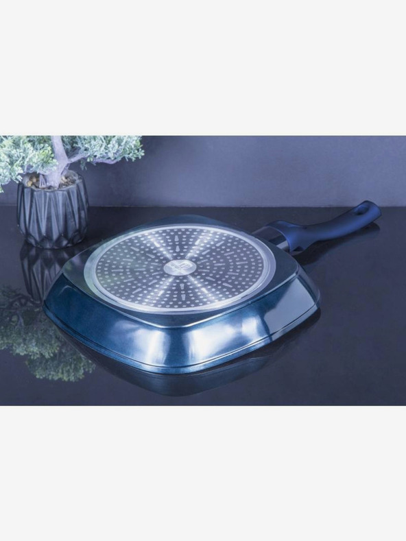 Berlingerhaus Grilovacia panvica s mramorovým povrchom 28 cm BERLINGERHAUS Metallic Line Aquamarine Edition