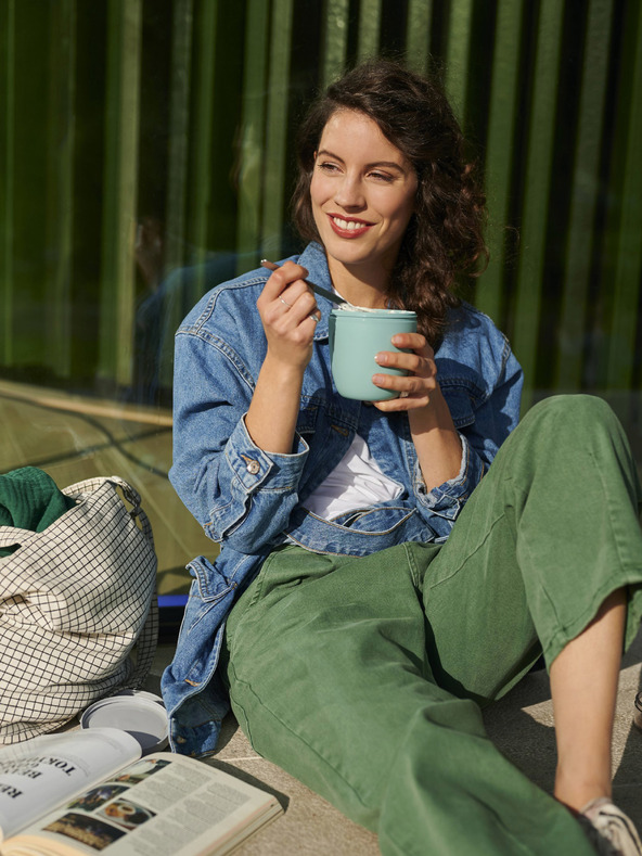 Mepal Čierna dóza na potraviny Mepal Ellipse 500 ml