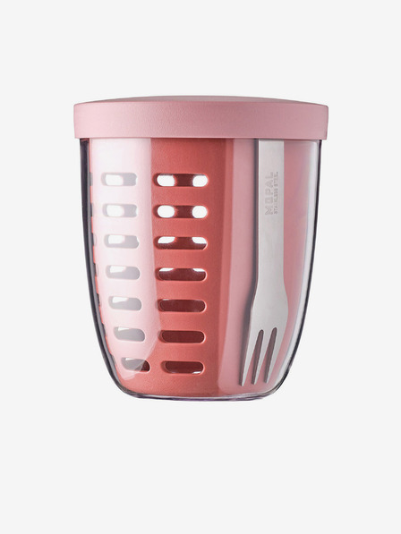 Mepal Ružový box na desiatu so sitkom Mepal Ellipse 600 ml