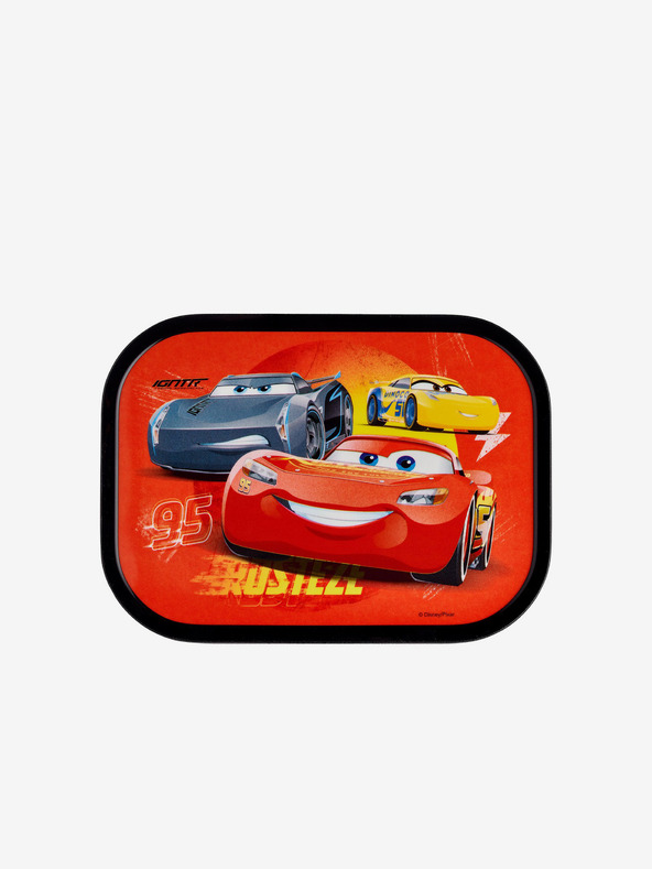 Mepal Červený vzorovaný box na desiatu pre deti Mepal Campus Cars