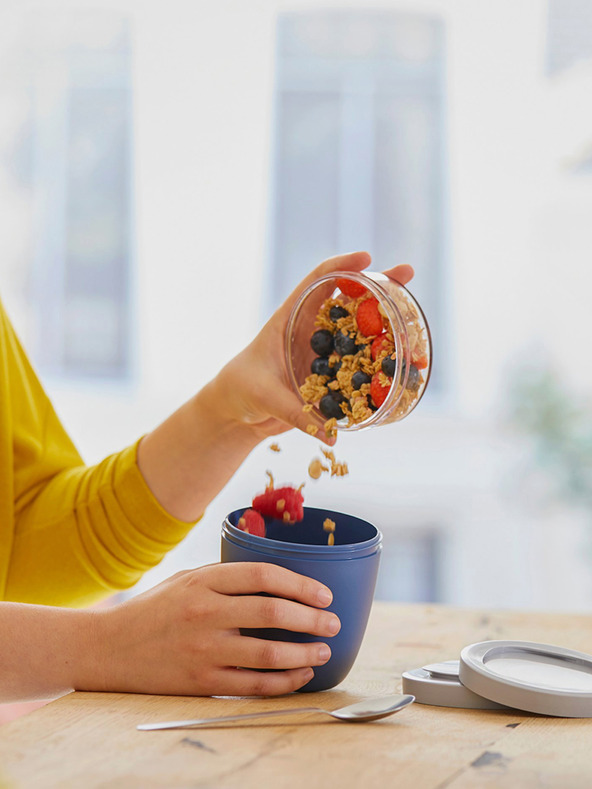 Mepal Ružová dóza na potraviny Mepal Ellipse 500 ml