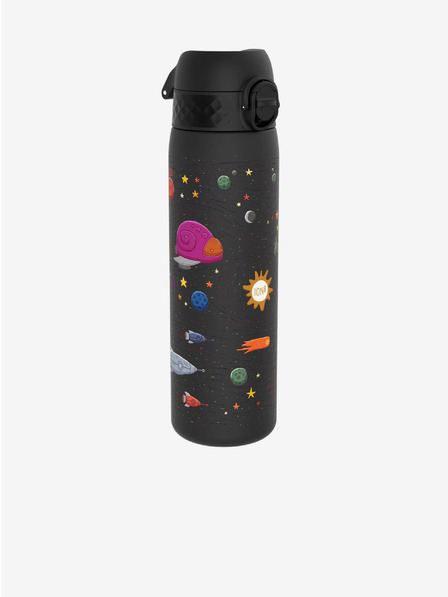 ION8 Čierna vzorkovaná fľaša Ion8 Leak Proof Spaceships (500 ml)