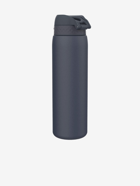 ION8 Sivo-modrá nerezová fľaša Ion8 Leak Proof (1200 ml)