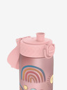 ION8 Svetlo ružová detská fľaša Ion8 Leak Proof Rainbows 500 ml