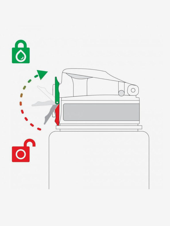 ION8 Žlto-modrá fľaša pre deti Ion8 One Touch Kids Frog Pond (400 ml)