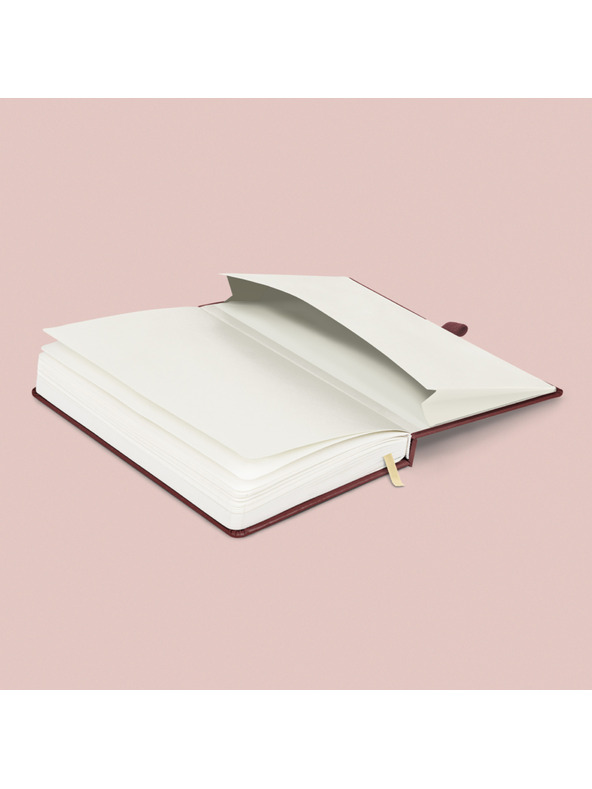 NOTIQUE NOTIQUE Notes Aprint Neo, bordová, s podšívkou, 15 x 21 cm