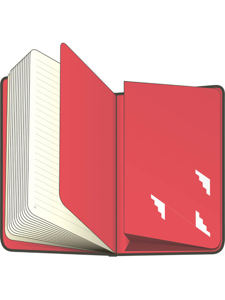 NOTIQUE NOTIQUE Notes Isometric, bez podšívky, 13 x 21 cm BAAGL