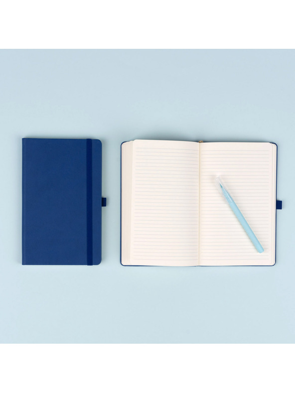 NOTIQUE NOTIQUE Notes Tmavomodrá, linkovaná, 13 x 21 cm