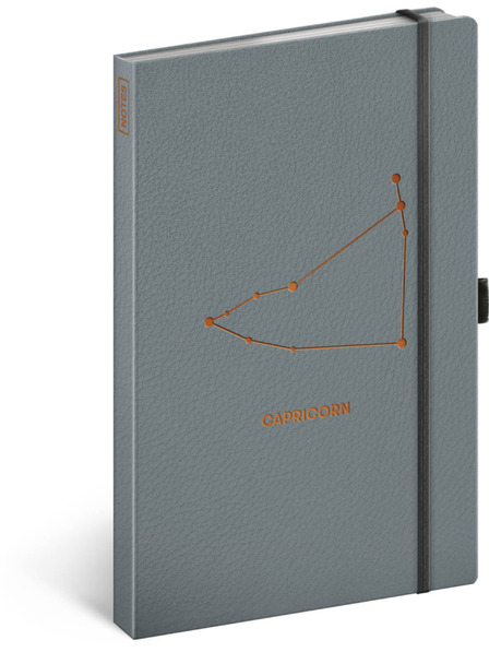 NOTIQUE NOTIQUE Poznámky Zodiak Kozorožec, linajkované, 13 x 21 cm