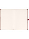 NOTIQUE NOTIQUE Notes Balacron, bordová farba, s bodkami, 15 x 21 cm