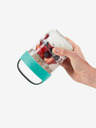 Lékué Tyrkysový box na desiatu Lékué Jar To Go (400 ml)