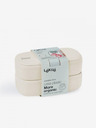 Lékué Krémový desiatový box Lékué LunchBox To Go Organic (1000 ml)