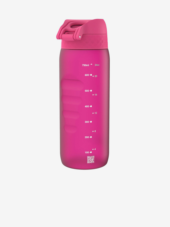 ION8 Tmavoružová fľaša Ion8 Leak Proof (750 ml)