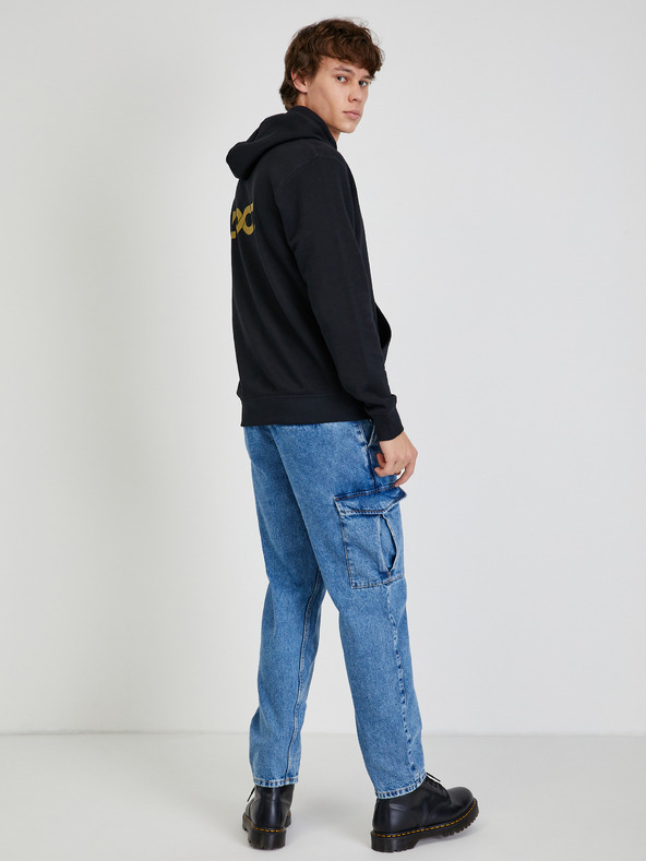 ZOOT.collab Čierna unisex mikina s kapucňou ZOOT