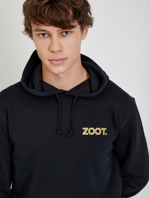 ZOOT.collab Čierna unisex mikina s kapucňou ZOOT