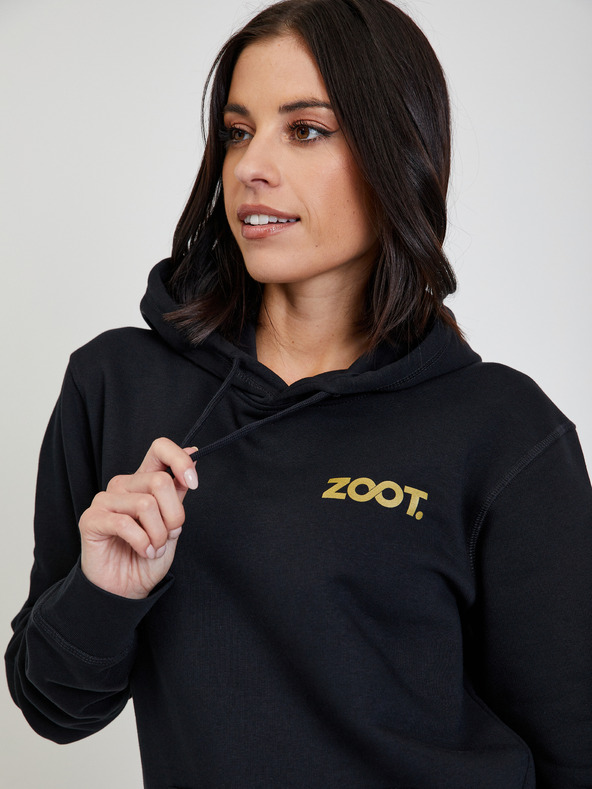 ZOOT.collab Čierna unisex mikina s kapucňou ZOOT